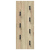 Vegghengt kleshenger Sonoma eik 30 x 1.5 x 80 cm Konstruert tre