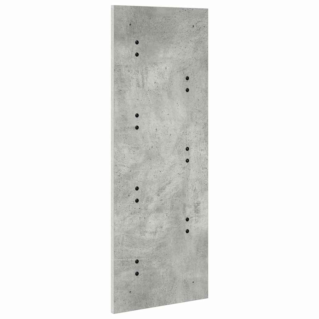 Vegghengt kleshenger Betonggrå 30 x 1.5 x 80 cm Konstruert tre