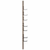 Vegghengt kleshenger Røkt eik 30 x 1.5 x 80 cm Konstruert tre