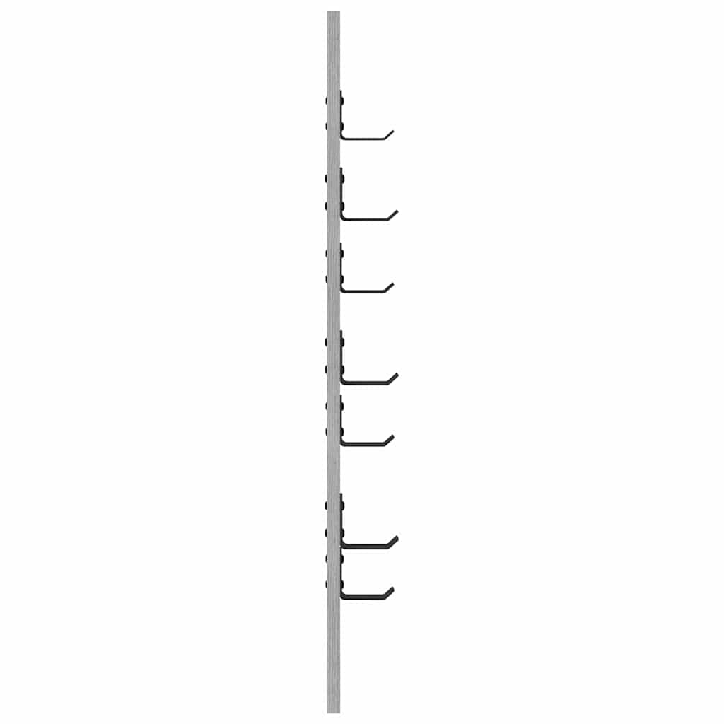 Vegghengt kleshenger Grå sonoma 30 x 1.5 x 80 cm Konstruert tre
