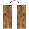 Vegghengt kleshenger Veggmontert Gammelt tre 30 x 1.5 x 80 cm