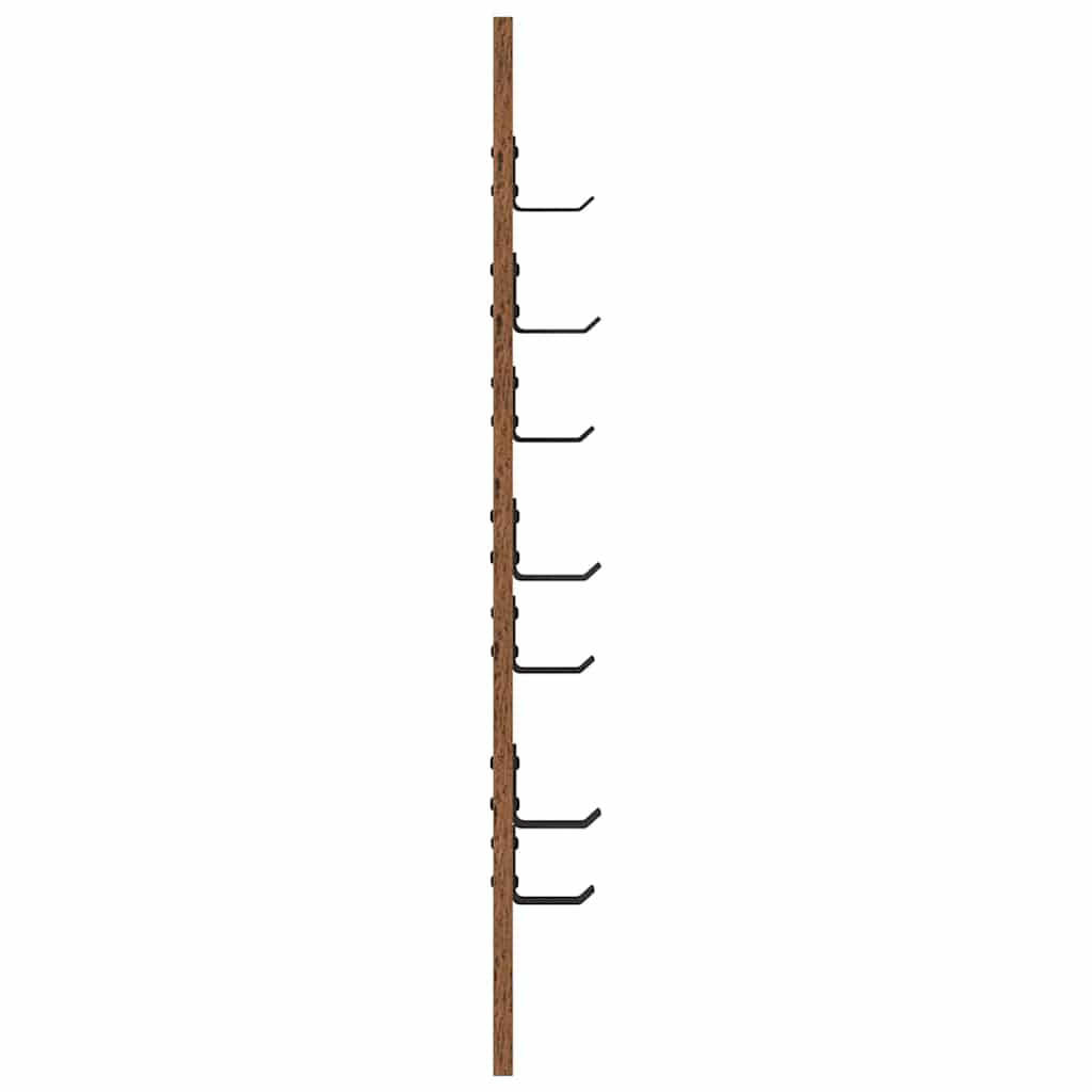 Vegghengt kleshenger Veggmontert Gammelt tre 30 x 1,5 x 80 cm