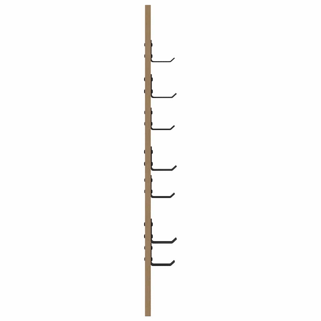 Vegghengt kleshenger Veggmontert artisan eik 30 x 1.5 x 80 cm