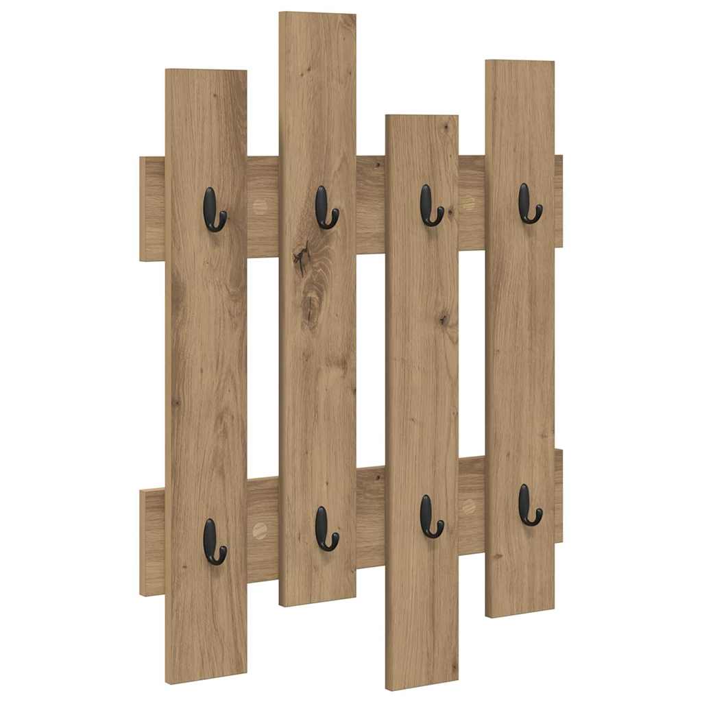 Vegghengt kleshenger Artisan Eik 60 x 3 x 82 cm Konstruert tre