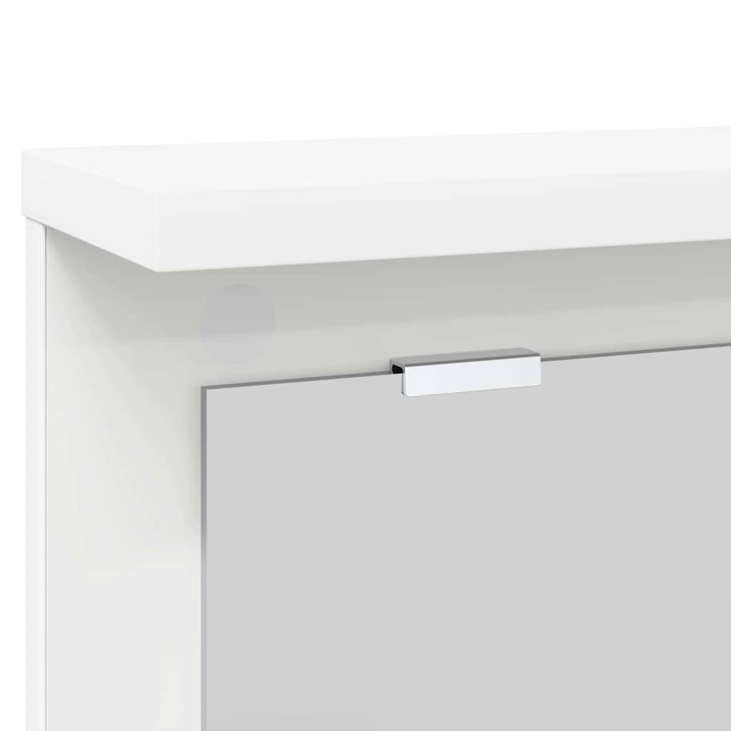 Vegghengt kleshenger Hvit 85 x 10 x 45 cm Konstruert tre