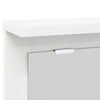 Vegghengt kleshenger Hvit 85 x 10 x 45 cm Konstruert tre