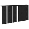Vegghengt kleshenger Svart eik 85 x 10 x 45 cm Konstruert tre