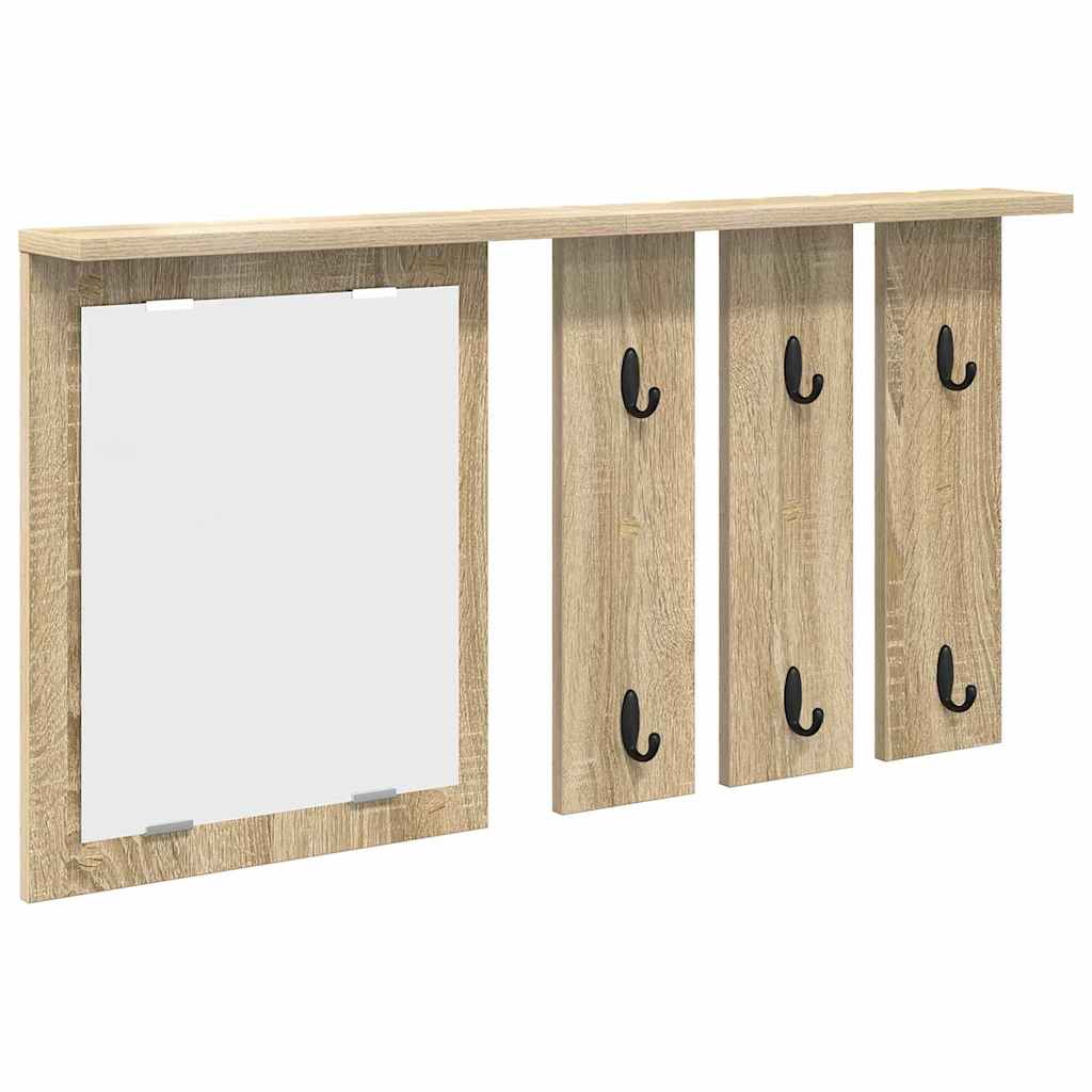 Vegghengt kleshenger Sonoma eik 85 x 10 x 45 cm Konstruert tre