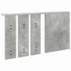 Vegghengt kleshenger Betonggrå 85 x 10 x 45 cm Konstruert tre