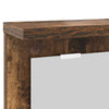 Vegghengt kleshenger Røkt eik 85 x 10 x 45 cm Konstruert tre