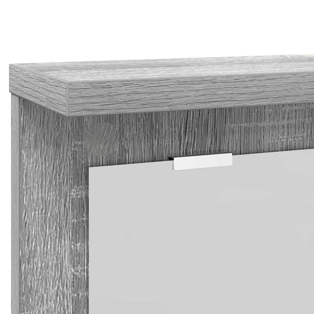 Vegghengt kleshenger Grå sonoma 85 x 10 x 45 cm Konstruert tre