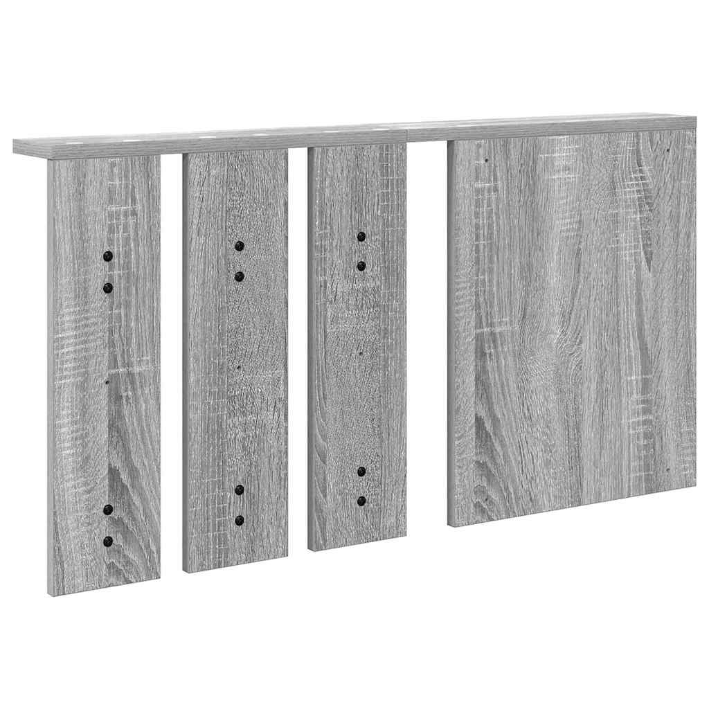 Vegghengt kleshenger Grå sonoma 85 x 10 x 45 cm Konstruert tre
