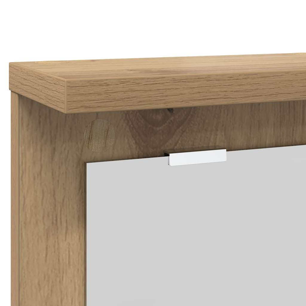 Vegghengt kleshenger artisan eik 85 x 10 x 45 cm Konstruert tre