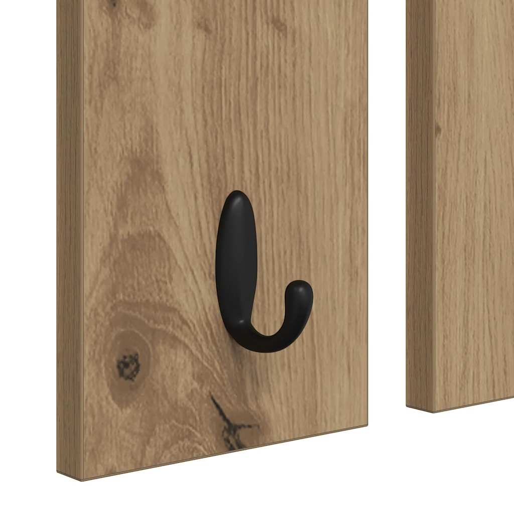 Vegghengt kleshenger artisan eik 85 x 10 x 45 cm Konstruert tre