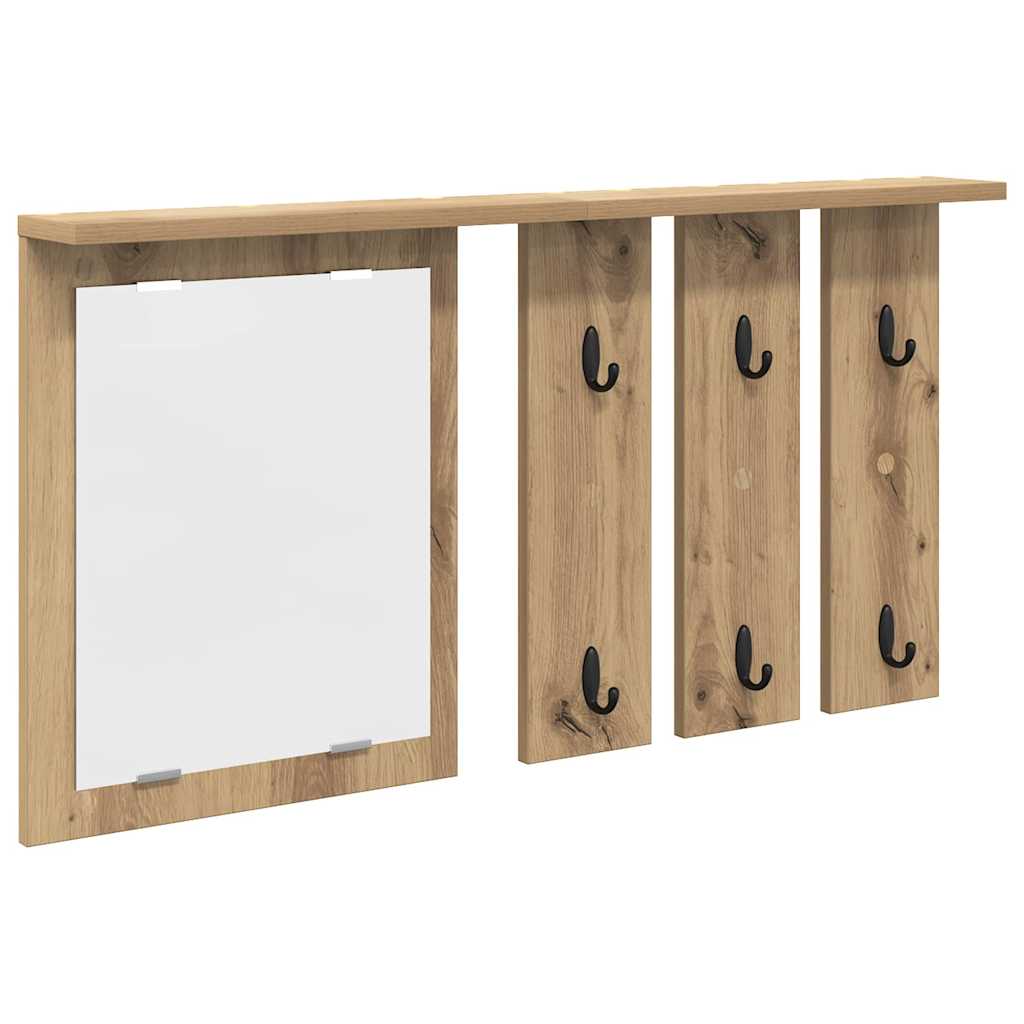 Vegghengt kleshenger artisan eik 85 x 10 x 45 cm Konstruert tre