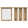 Vegghengt kleshenger artisan eik 85 x 10 x 45 cm Konstruert tre