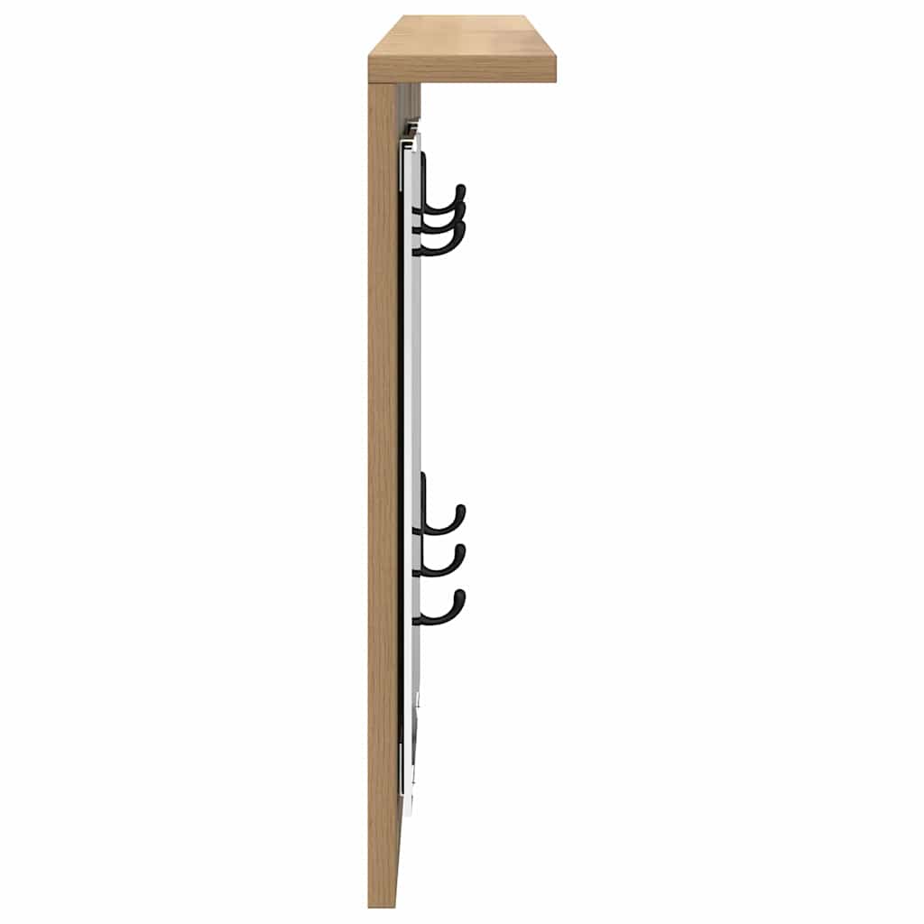 Vegghengt kleshenger artisan eik 85 x 10 x 45 cm Konstruert tre
