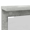 Vegghengt kleshenger Betonggrå 84 x 10 x 80 cm Konstruert tre