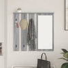 Vegghengt kleshenger Grå sonoma 84 x 10 x 80 cm Konstruert tre