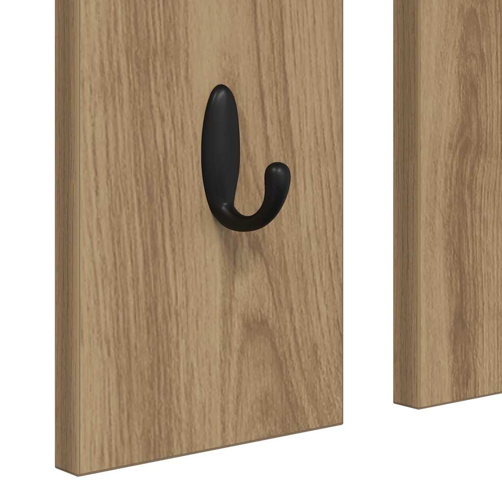 Vegghengt kleshenger artisan eik 84 x 10 x 80 cm Konstruert tre