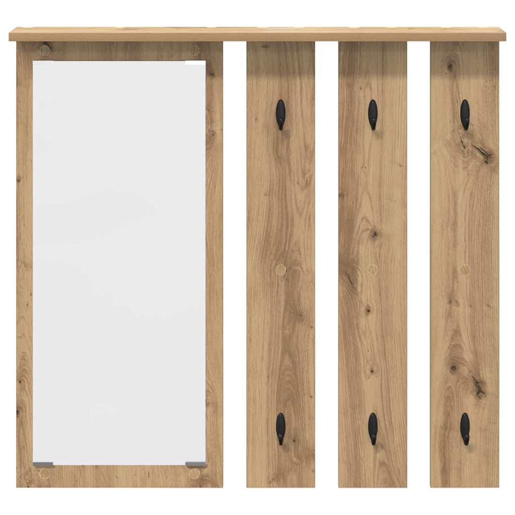 Vegghengt kleshenger artisan eik 84 x 10 x 80 cm Konstruert tre
