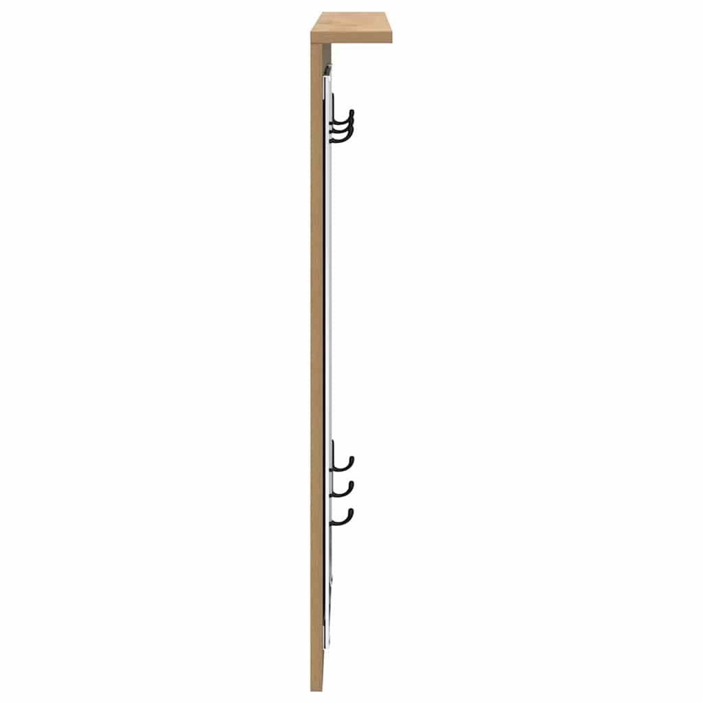 Vegghengt kleshenger artisan eik 84 x 10 x 80 cm Konstruert tre