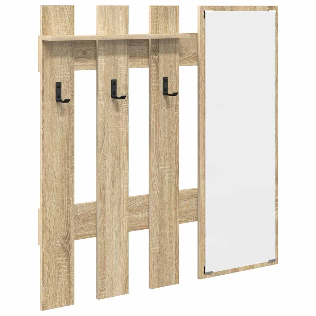 Vegghengt kleshenger Veggmontert Sonoma eik 100 x 10 x 100 cm