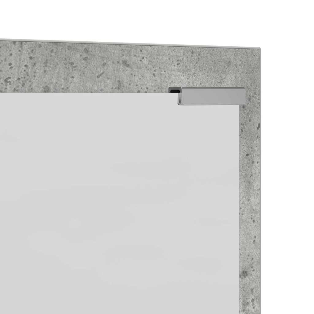 Vegghengt kleshenger Betonggrå 100 x 10 x 100 cm Konstruert tre