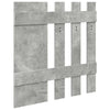 Vegghengt kleshenger Betonggrå 100 x 10 x 100 cm Konstruert tre
