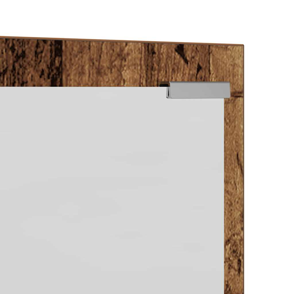 Vegghengt kleshenger Veggmontert Gammel tre 100 x 10 x 100 cm