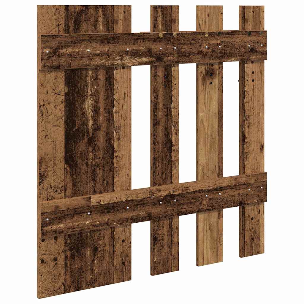Vegghengt kleshenger Veggmontert Gammel tre 100 x 10 x 100 cm