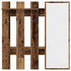 Vegghengt kleshenger Veggmontert Gammel tre 100 x 10 x 100 cm