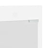Vegghengt kleshenger Hvit 90 x 10 x 50 cm Konstruert tre
