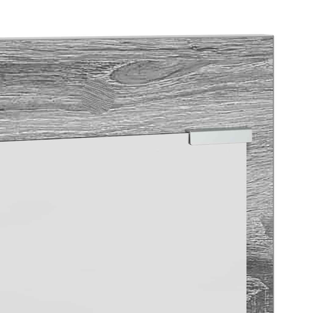 Vegghengt kleshenger Grå sonoma 90 x 10 x 50 cm Konstruert tre