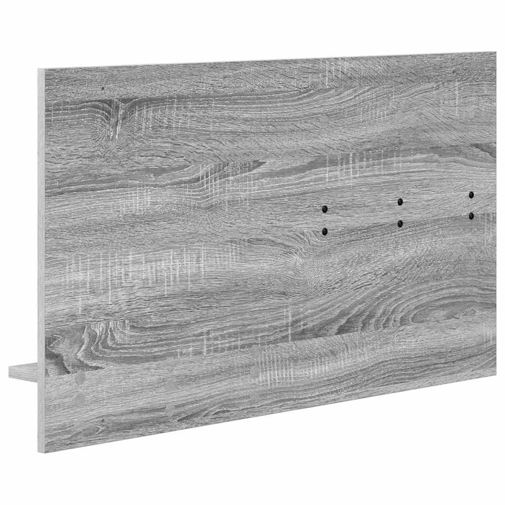 Vegghengt kleshenger Grå sonoma 90 x 10 x 50 cm Konstruert tre