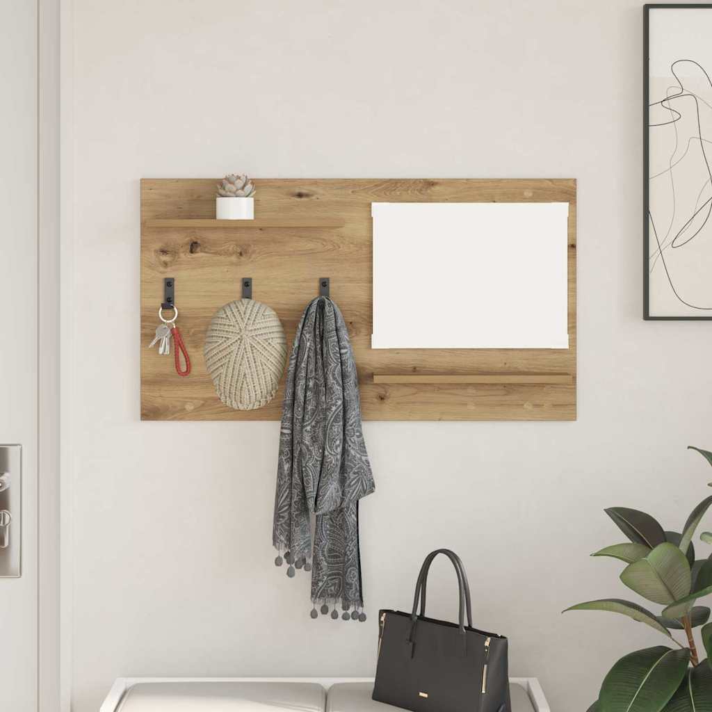 Vegghengt kleshenger artisan eik 90 x 10 x 50 cm Konstruert tre
