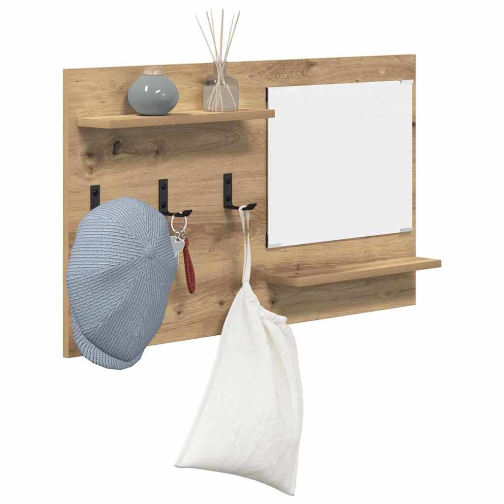 Vegghengt kleshenger Veggmontert Artisan Eik 90 x 10 x 50 cm