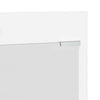 Vegghengt kleshenger Hvit 70 x 10 x 90 cm Konstruert tre
