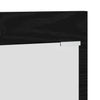 Vegghengt kleshenger Svart eik 70 x 10 x 90 cm Konstruert tre