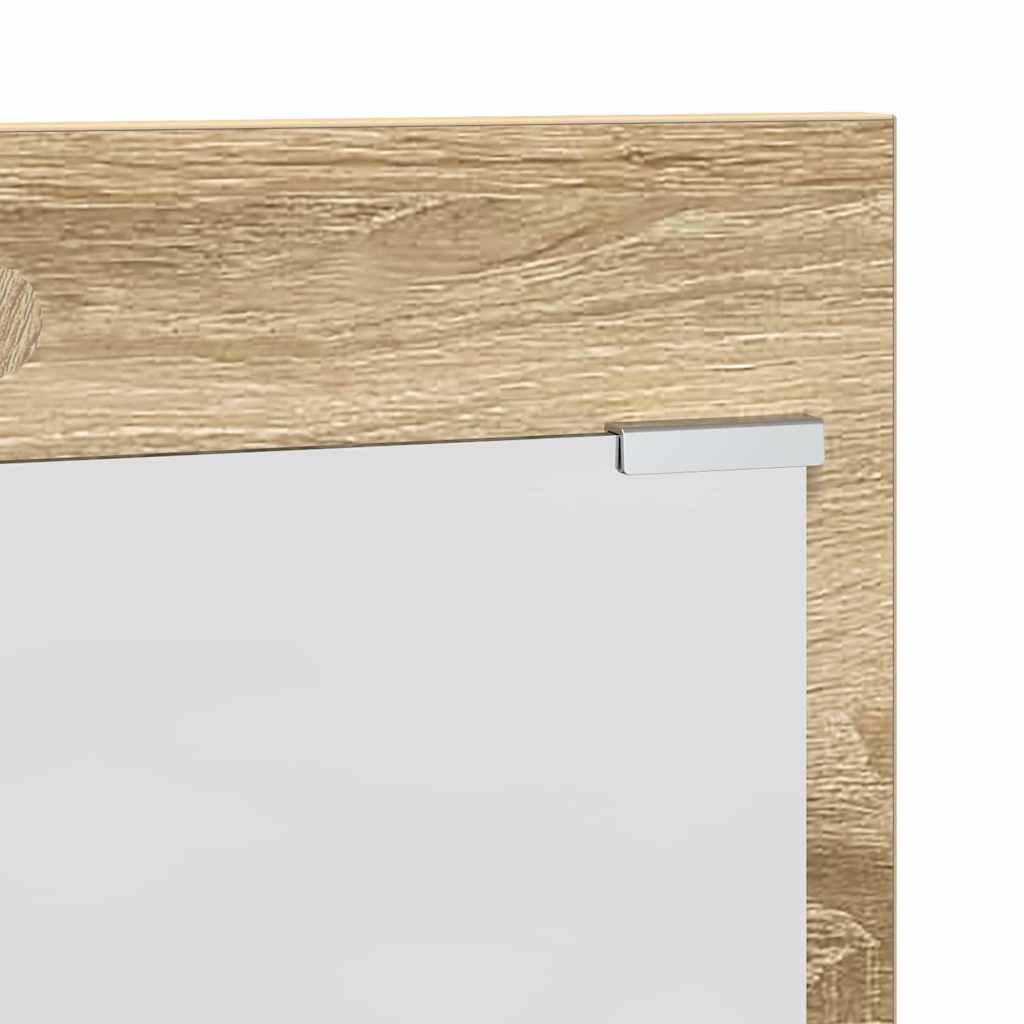 Vegghengt kleshenger Sonoma eik 70 x 10 x 90 cm Konstruert tre