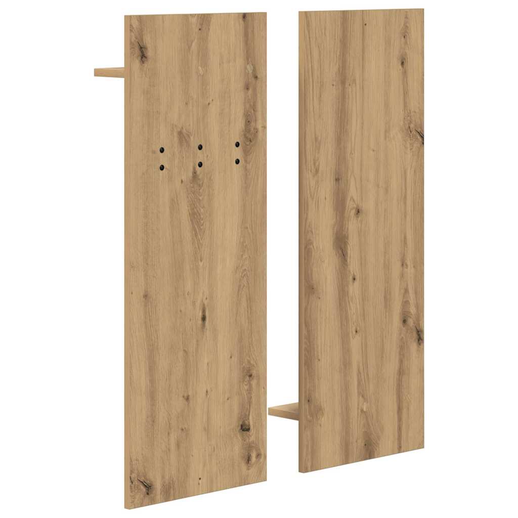 Vegghengt kleshenger artisan eik 70 x 10 x 90 cm Konstruert tre