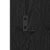 Vegghengt kleshenger Svart eik 96 x 1.5 x 90 cm Konstruert tre