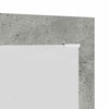 Vegghengt kleshenger Betonggrå 96 x 1.5 x 90 cm Konstruert tre
