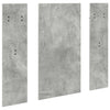 Vegghengt kleshenger Betonggrå 96 x 1.5 x 90 cm Konstruert tre