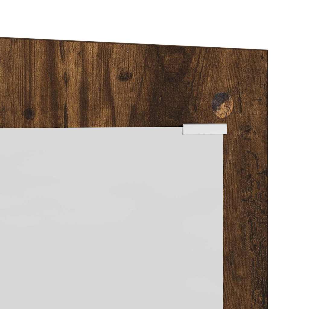 Vegghengt kleshenger Røkt eik 96 x 1.5 x 90 cm Konstruert tre