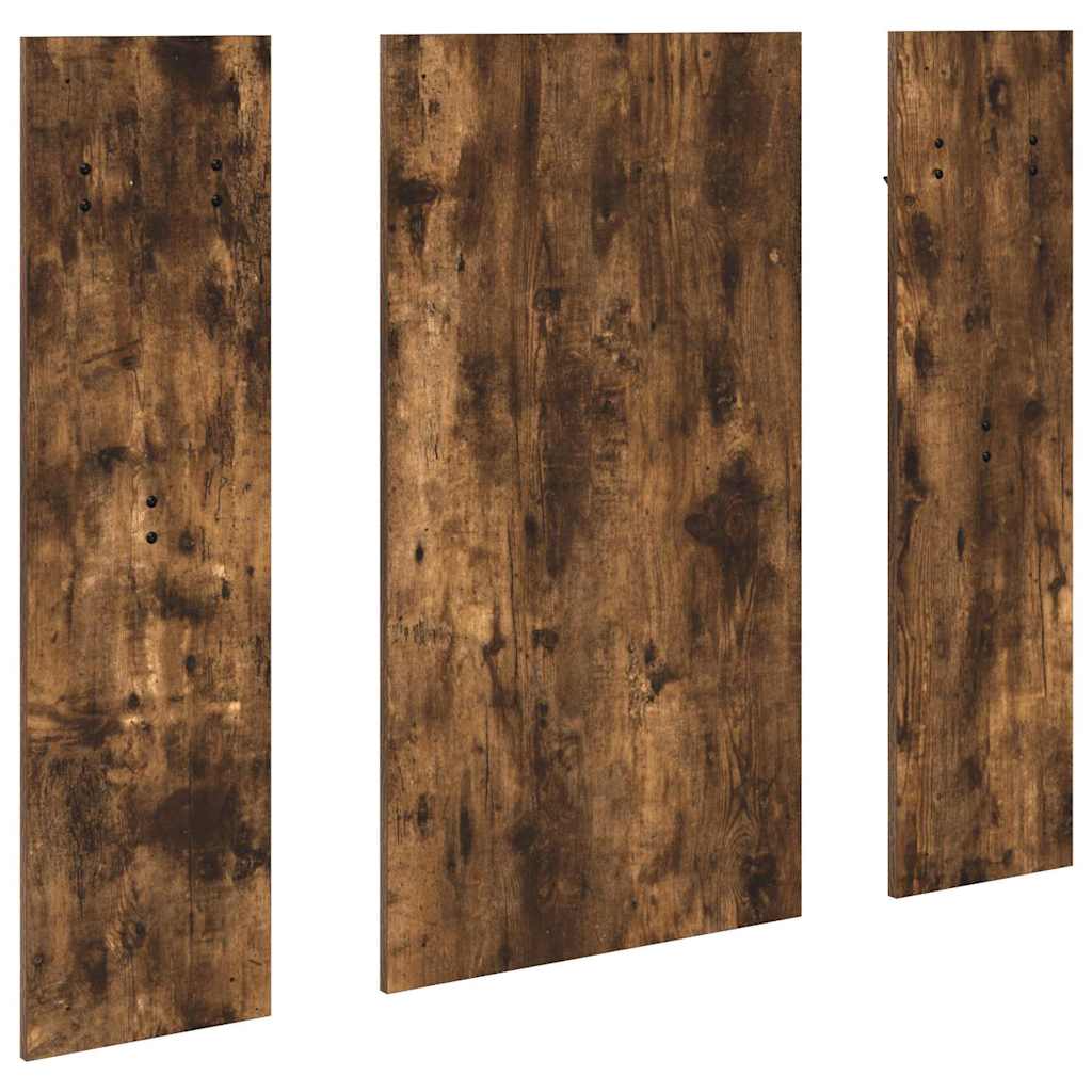 Vegghengt kleshenger Røkt eik 96 x 1.5 x 90 cm Konstruert tre