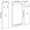 Vegghengt kleshenger Veggmontert Gammelt tre 96 x 1.5 x 90 cm
