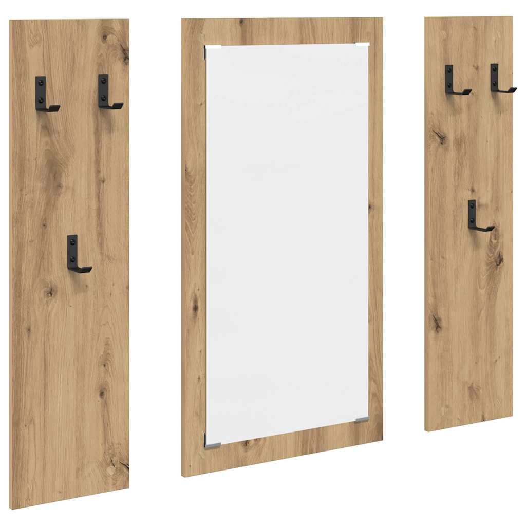 Vegghengt kleshenger Veggmontert artisan eik 96 x 1.5 x 90 cm