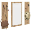 Vegghengt kleshenger Veggmontert artisan eik 96 x 1.5 x 90 cm