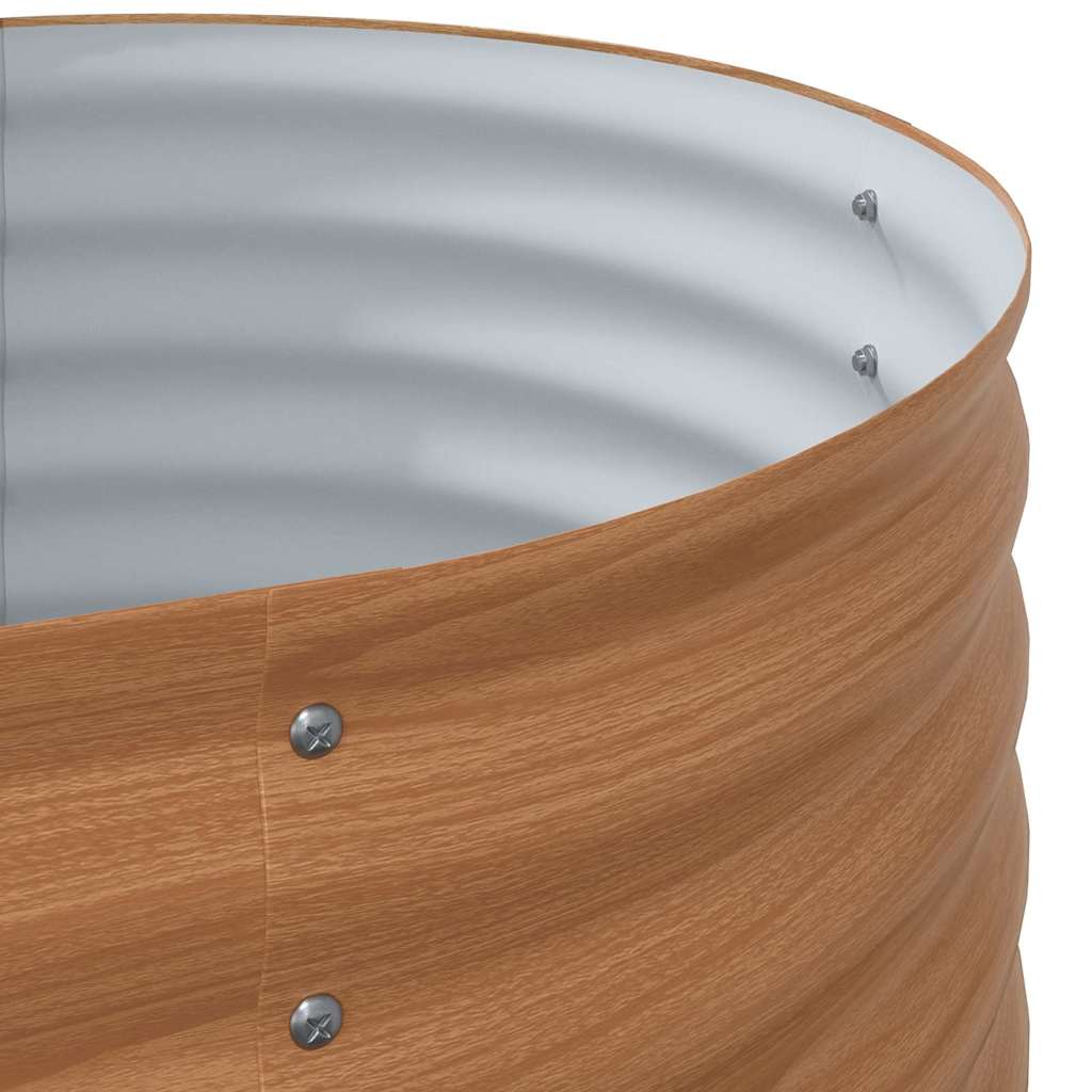 Hevet bed Brun 320 x 80 x 81 cm Stål